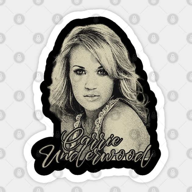 Carrie Underwood Sticker by YukieapparelShop